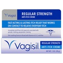 Vagisil Säännöllinen vahvuus Naisten feminiinivoide, gynekologi Testattu, hypoallerginen, nopeavaikutteinen ja pitkäkestoinen kutina helpotus, emättimen Moisturizer Sootes ja Cools, 1 oz (pakkaus 1)
