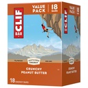 CLIF BAR - Crunchy Peanut Butter - valmistettu orgaaninen Kaura - 11g proteiini - ei-GMO - Kasvipohjainen - Energiapatukat - 2.4 oz. (18 pakkaus)