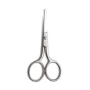 LIVINGO Premium Manikyyri Pyöristetyt Vihje Sakset Monikäyttöinen ruostumaton teräs Cuticle Pedicure Kauneus Sulatuspakkaus kynsien, kulmakarva, silmäripsi, kuiva iho, nenä hiukset 3,5 tuumaa