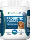 Dog Probiootit Koiran lisäravinteet - koiran ripuli, vatsavaivat, hiiva, kaasu, koiran allergia ja koiran immuunijärjestelmä tuki - Valmistettu USA - 12 Kohdennettu kanta 5 miljardia PMY - 120 Scoops