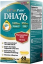 LABO Nutrition OmaxPure DHA76 Omega 3 Fish Oil, Ultra-Centrated 76% 950mg DHA, EPA, 60 Count, Pharmaceutical Grade, Superkriittinen CO2 Upotettu rTG Form, varten Heart, Joint, Brain & Immuun Health