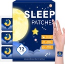 72 Pakkaa unilaastarit aikuisille Extra vahvuus, helppo adoptoida uni Patch kanssa Valerian & Melatonin Patchs, pitkä-viimeinen yö miehille ja naisille