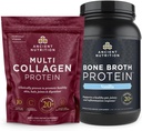 Ancient Nutrition Multi Collagen Protein Powder, Ei makua, 100 tarjoilua + Bone Broth Protein Powder, Vanilla, 40 tarjoilua