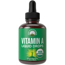 USDA Organic Vitamiin A Liquid Drops Supplement. Vegaani korkea hyötyosuus silmän, ihon ja luun terveys. aikuisille, miehet, naiset, lapset. Organic VIT A Oil Retinyl Palmitate. Gluteeniton, nollasokeriton