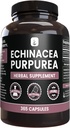 PUHELIN ALKUPERÄISET AINEET Echinacea Purpurea (365 kapselia) Ei magnesiumia tai riisiä, aina puhdas, labra varmistettu