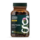 Gaia Yrtit Milk Thistle - Liver Supplement & Cleanse Tuki auttaa säilyttämään terve maksan toiminta* - 120 Vegaanikapselit (40-päivä toimitus)