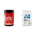 Six Star Elite 100% Whey Protein Plus Vanilla Cream 1.8lbs ja Lihastech Grass Fed Whey Protein Powder Vanilla 20g Protein 1.8 lbs
