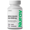 Nuray Alpha Lipoic Acid 300mg - Antioksidantti täydentää terveenä ikääntyminen, tukee energian tuotantoa, oikea hermoston toiminto, aineenvaihdunta - 60 kasvissyöjä kapselit, Gluteeniton ravintolisä