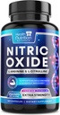 Typpioksidi Booster 2560mg - Extra Strength L Arginiini & Sitruliini täydentää miesten ja naisten - Premium lihasten tuki Nitric Booster - Natural Energy & Heart Health Support - 180 kapselia