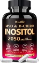 Bualle Myo-Inositol & D-Chiro Inositol täydennysosa (40:1) Sekoita tukea Hormonitasapaino naisille
