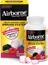 Airborne C-vitamiini 1000 mg (per tarjoilu) Erittäin Berry Pureskeltavat tabletit (32 lasketaan laatikkoon), gluteeniton immuunitukilisä, jossa on A-vitamiinia C E, ZINC, Selenium, Echinacea & Ginger, antioksidantit