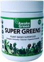 Herätys Vihreä - Super vihreät - Superfood Powder - USDA Organic Non-GMO Vegan Supplement - for Ruoansulatus- ja bloating Relief - 20+ Koko ruoka (Spirulina, vehnäruoho, Ohra), Probiootit, kuitu & Enzymes