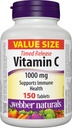Webber Naturals C-vitamiini aika vapauttaa 1000 mg, 150 tablettia
