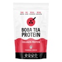 Mansikka Hibiscus Maukas kollageeni 30 Tarjoilut ... Grass-Fed Hydrolysed naudan kollageenijauhe miehille ja naisille...