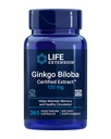 Life Extension Ginkgo Biloba Certified ExtractTM, 120 mg, auttaa säilyttämään muistin ja kognition, Gluteeniton, ei-GMO, kasvissyöjä, 365 kapselia