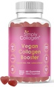 Yksinkertaisesti Collagen® Vegan Collagen Booster Gummies for Women & Men - edistää nuorekas ja kaunis iho, hiukset, kynnet ja tiivisteet - avain Aminohapot ja antioksidantit Biotiini, vitamiinit A, C, & E