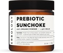 Erbologia Organic Sunchoke Powder 2.1 oz - 30 Tarjoilut - 50% Prebiootti Inulin Fiber - Tukee Gut Health ja edistää Diverse Microbiome - Feed Hyvät bakteerit - Vegan - Gluteeniton - GMO-vapaa