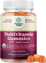 USDA Organic Multivitamiini naisille ja miehille - vegaaninen orgaaninen monivitamiini miehille Gummies sinkki & B Complex vitamiineja parantaa energian häiriön ja päivittäisen hyvinvoinnin - Vegaani ja ei-GMO (1 kuukausi)