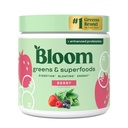Bloom Nutrition Superfood Greens Powder, Divegestive Enzymes with Probiootit ja Prebiootit, Gut Health, Bloating Relief for Women, Klorella, Green Juice Mix kanssa juurijauhe, 30 SVG, Berry
