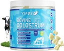 Grass Fed Colostrum Sugar Free 40% IgG Naudan kolostrum Gummies + Probiootti, Multivitamiini Etc immuunitukea, Gut tuki, hiukset ja iho