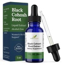 Musta Cohosh juuri tukee kuukautiskipuja, vaihdevuodet helpotus, terve verenpaine, verenkierto ... Alkoholiton nesteuute, 1 oz - Herb-tiede