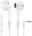 LUDOS FEROX Wired kuulokkeet Ear kuulokkeet, 5 vuoden takuu, kuulokkeet mikrofoni, melu eristäminen johdotettu 3,5mm Jack korvanuket iPhone, Samsung, tietokone, Kannettava tietokone, Lapset, Koululaiset