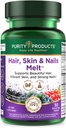 Puhtaus Tuotteet Hiukset, iho + kynnet Sulata 1000mcg B-12 + 2500mcg Biotin Energy Berry Sulata - Herkullinen Berry Lemonade Flavor w/Super hedelmät - B12 Metyylikobalamiini - 30 Sulatustablettia