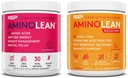 RSP NUTRITION AminoLean Pre workout Energy (Fruit Punch 30 Servings) kanssa AminoLean Recovery Post Treenout Boost (Blood Orange 30 Servings)