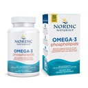 Nordic Naturals Omega-3 Fospholipids, Mauttomat - 60 pehmeää geeliä - 500 mg Omega-3 & 350 mg Fospholipids - Heart & Brain Health - Pieni, helppo niellä pehmeät geelit - ei-GMO - 30 tarjoilua