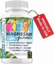 Lapset Magnesium rauhallinen Gummies for Sleep, varten Nukkumaanmenoaika, 60 Count Lisäravinteet Valmistettu Yhdysvalloissa