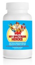 My Spectrum Heroes Lasten monivitamiini täydentää - asetyyli-l-karnitiini, koliini, Coenzyme Q10, Inositol, MSM, MTHF, NAC Daily Nutritional Help and Cognitive Health (150 kapselia)
