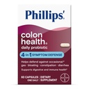 Phillips' Colon Health Daily Probiotic Kapselit, 4-in-1 Symptom Defense auttaa puolustautumaan satunnaisia kaasua, turvotusta, ummetus, ja ripuli, Päivittäinen täydentää, 60 Count