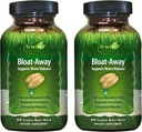 Irwin Naturals Bloat-Away - Water Balance Support - Replenish Electrolytes & Essential Minerals - 60 Liquid Soft-Gels - 2 pakkaus