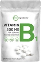 Micro Ingredients B1-vitamiini 500 mg per annos, 240 tablettia ... B1-vitamiinin lisä, B-vitamiinit...