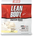 Lean Body All-in-One Vanilla Protein Shake. 35g proteiinia, Whey Blend, 7g Terveitä rasvoja & kuitu, 22 vitamiineja ja kivennäisaineita, ei keinotekoisia värejä, gluteeniton, (4.6lb) Pakkaus Toukokuu Vary