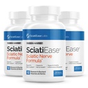 SciatiEase Sciatic Nerve Health Support Supplement - Hermo tukea Formula AlphaPalm, Herne, B-vitamiini Complex, Alpha Lipoic Acid 300mg - 3 pullot