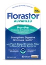 Florastor Select Pro+Pre Daily Probiootti ja Prebiootti Supplement naisille ja miehille, Boosts Good Bacteria, Saccharomyces Boulardii CNCM I-745 (30 kapselia) (Pakkaus 1)