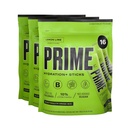 Prime HYDRATION+ Sticks sitruunan limetti ... Hydraation jauhe Single serve sticks... Electrolyyttijauheen päällä
