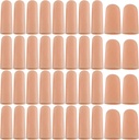 ANCIRS Gel Finger tuki Protector Gloves, Gel Finger Cots / Covers - Eri kokoisia silikoni sormenpäät käsien murtaminen, ekseema iho (40 kpl)