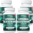 8- in-1 Liposomal Glutatione 2400 MG, suuri imeytyminen Antioksidantti Formula 