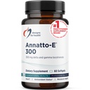 Designs for Health Annatto-E 300mg Tokotrienolit E-vitamiini - Delta + Gamma Tokotrienolit tukemaan sydämen terveyttä, silmien terveyttä, terve ikääntyminen - DeltaGold antioksidantteja täydentää (60 E-vitamiinia)
