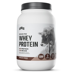 Levels Grass Fed Whey Protein Powder, No Artificials, 24G Protein, Chocolate Mocha, 2LB