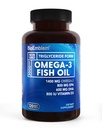 BioEmblem Omega-3 Fish Oil 2000mg - Small Size Softgels, High Absorption Form, Sustainable - 1400mg EPA & DHA Plus D3-vitamiini, ei-GMO, sydän, Joint, & Brain Health Fish Oil Supplement, 120 Ct