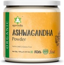 Organic Ashwagandha juurijauhe ... 5.29oz Uusittavissa Jar ... 100% Raaka Intiasta... Withania Somnifera - Ayurvedic yrttijauhe