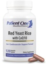 Potilas Yksi punainen riisi CoQ10: llä täydentää sydämen terveyttä ja rasva- aineenvaihdunnan tukemista * 600 mg RYR ja 50 mg CoQ10 120 kapselia