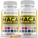 Ashwagandha Maca Root Sarviapila Täydennys Tongkat Ali Ginseng - Assistentit Mood & Kilpirauhasen terveys - Valmistettu USA - 120 Count