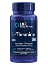 Life Extension L-Theanine, Aminohappo-theaniini, rauhallinen, rentoutuminen, mieliala, Gluteeniton, ei-GMO, kasvissyöjä, 200 mg, 60 kapselia