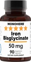 Rautabisglysinaatti 50 mg - 90 Veg kapselia - 50 mg Elementaalirautaa per kapseli