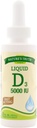 Luonnon totuus D3 5000 IU Nopeasti vaikuttava vitamiini Supplement Liquid - 2 oz, 5 tabletin pakkaus