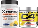 Clucor C4 repäisi esitreenipulveri + rasvanpolttaja, kirsikka, 30 tarjoilua + Sciviation Xtend repi BCAA Powder, mustikkasitruunaa, 30 tarjoilua